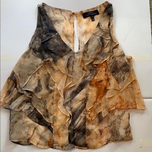 Tye Dye Robert Rodriguez Silk Blouse
